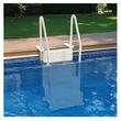 Scara pentru piscine, 4 trepte, balustrade dubla, max 180 kg, dimensiune 874 x 808 x 1985 mm, Alb