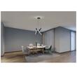 Lustra led 168 W, 3CCT, dimabil, Telecomanda, 11760 lm, Negru, 45x110 cm
