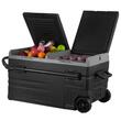 Frigider auto cu compresor, 115 l, 2 x zona racire, 1005 x 571 x 522 mm, 12/24 V DC, 110-240 V AC, -20 ℃ pana la 20 ℃, Bluetooth, 80 W, USB