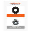 Set 43 piese tubulare de impact, prindere 1/2 inch, metric 9-30 mm