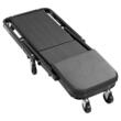 Pat/Scaun pliabil pentru atelier, 3 in 1, max 218 kg, 6 x roti, 1015 x 420 x 180 mm, Negru