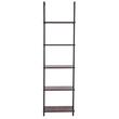 Raft metalic cu 5 x polite incluse din lemn, profil patrat 20x20 mm, Vivatechnix Industrial, 480 x 300 x 1780 mm