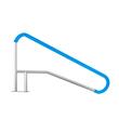 Balustrada inox pentru piscina, 1420 x 945 x 100 mm, Capacitate 100 kg, protectie UV, accesorii montaj incluse