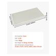 Set 4 panouri acustice fonoabsorbante, 600 x 300 x 50 mm, Bej, Autoadezive