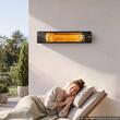 Incalzitor cu infrarosu, 2500 W, 3 x trepte caldura, telecomanda, panou de control