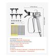 Pistol de vopsit cu 5 duze incluse 211, 315, 417, 517, 623, Otel/Aluminiu, 248 Bar