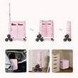 Carucior pliabil pentru scari, cu 10 roti, maxim 68 kg, greutate 3.9 kg, Cutie cu capac