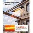 Incalzitor cu infrarosu, 2500 W, 3 x trepte caldura, telecomanda, panou de control