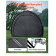 Cort camping pentru depozitare 2 x biciclete, 2 x intrari, fermoare duble, Impermeabil PU4000, 1706 x 2011 x 792 mm