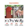 Pistol de vopsit cu 5 duze incluse 211, 315, 417, 517, 623, Otel/Aluminiu, 248 Bar