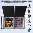 Frigider auto cu compresor, 115 l, 2 x zona racire, 1005 x 571 x 522 mm, 12/24 V DC, 110-240 V AC, -20 ℃ pana la 20 ℃, Bluetooth, 80 W, USB