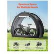 Cort camping pentru depozitare 2 x biciclete, 2 x intrari, fermoare duble, Impermeabil PU4000, 1706 x 2011 x 792 mm