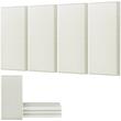 Set 4 panouri acustice fonoabsorbante, 600 x 300 x 50 mm, Bej, Autoadezive