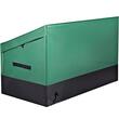 Lada depozitare accesorii gradina pentru exterior 567 l, PE Verde/Negru, 155 x 63 x 75 x 52 cm