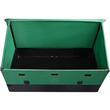 Lada depozitare accesorii gradina pentru exterior 870 l, PE Verde/Negru, 147 x 86 x 108 x 77 cm