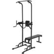 Aparat pentru tractiuni cu banca abdomen, max 200 kg, Otel, Inaltime reglabila pe 10 niveluri 1900-2300 mm