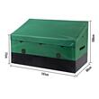 Lada depozitare accesorii gradina pentru exterior 870 l, PE Verde/Negru, 147 x 86 x 108 x 77 cm