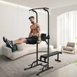 Aparat pentru tractiuni cu banca abdomen, max 200 kg, Otel, Inaltime reglabila pe 10 niveluri 1900-2300 mm