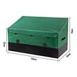 Lada depozitare accesorii gradina pentru exterior 567 l, PE Verde/Negru, 155 x 63 x 75 x 52 cm