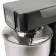 Mixer planetar cu bol inox 1000 W, 8 viteze, functie Turbo, Negru, capacitate 5.2 l