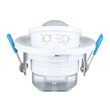 Senzor de miscare incastrabil, max 6 m, 360 grade, Alb, IP20, 1200W, 76.5 x 61.5 x 76 mm