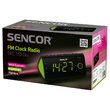 Radio FM cu ceas desteptator, LCD, Afișare An/Lună/Data, Temperatura interioară, lumina verde
