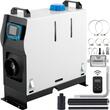 Incalzitor stationar diesel Vevor All-in-one Plateau 8 kW, alimentare 12V DC, Telecomanda, consum 0.1-0.24 l/h, Rezervor 5 l, 35 x 15 x 41 cm