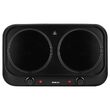 Plita vitroceramica 2400 W, 2 arzatoare, diametru 19 cm, Negru
