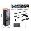 Compresor auto portabil, Acumulator, 11 Bar, 28 l/min, 3 in 1 Lanterna, Powerbank