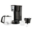 Cafetiera cu display digital, 1800 W, bol din sticla, capacitate 1.8 l, Negru