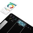 Cantar Smart Bluetooth, max 180 Kg, LCD, Negru, 2 x AAA, Memorie pentru 12 utilizatori