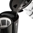 Cafetiera cu display digital, 1800 W, bol din sticla, capacitate 1.8 l, Negru