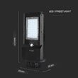 Lampa solara stradala cu senzor de miscare, 150W, 1600 lm, 4000K, 413 x 232 x 58mm, IP65