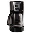 Cafetiera cu display digital, 1800 W, bol din sticla, capacitate 1.8 l, Negru