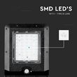 Lampa solara stradala cu senzor de miscare, 150W, 1600 lm, 4000K, 413 x 232 x 58mm, IP65