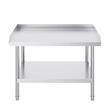 Masa de lucru Inox, pentru preparare alimente, 762x914x660 mm, 1 x rafturi