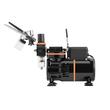 Kit aerograf cu compresor ultra silentios, 23-25 ​​L/min, 120 W, duza 0.3, 0.8 mm, 3 x pistoale, Volum cupe 2/9/22 ml, 6 x vopseluri acrilice