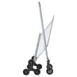 Carucior pliabil pentru scari cu cos de cumparaturi, 8 roti, maxim 40 kg, greutate 3.9 kg