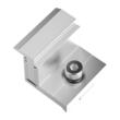 Set 40 cleme de capat Z, Reglabile, pentru panouri solare 100-300 W, Aluminiu, 50 x 45.5 x 34.3 mm