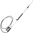 Lance telescopica pentru masini de spalat cu presiune, 5 duze, Lungime de lucru 1.5-5.4 m, max 275 Bar, Aluminiu/Inox