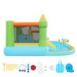 Spatiu joaca multifunctional, Casuta cu topogan cu apa, max 160 kg, Gonflabil, 3.2 x 3.4 x 2.1 m