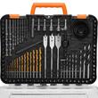 Set 100 burghie, biti, carote, HSS, Cr-V, cutie transport, etichete clare pentru organizare
