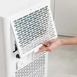 Aparat de aer conditionat portabil, Pompa de caldura, 12000 BTU, 4 moduri  Ventilator, Racire, Incalzire si Dezumidificare, telecomanda, Roti