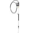 Lance telescopica pentru masini de spalat cu presiune, 5 duze, Lungime de lucru 1.5-5.4 m, max 275 Bar, Aluminiu/Inox