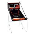 Panou baschet cu 2 cosuri, Multifunctional 8 in 1, Pliabil, Otel, Contor electronic, 4 x mingi, 1 x pompa, 1420x850x1600 mm