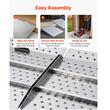 Rampa mobila de prag, Aluminiu, 750 x 617 mm, capacitate max 340 kg