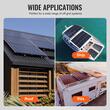 Set 40 cleme de capat Z, Reglabile, pentru panouri solare 100-300 W, Aluminiu, 50 x 45.5 x 34.3 mm