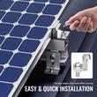 Set 20 cleme de capat Z, Reglabile, pentru panouri solare 100-300 W, Aluminiu, 50 x 45.5 x 34.3 mm