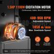 Fierastrau vertical cu banda pentru lemn, 0-45°, viteza variabila 440-846 m/min, 1100 W, Dimensiune panza 2780 x 10 mm