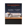 Strung pentru metal 1100 W, 8 filete metrice si 8 filete imperiale, 220 x 762 mm, Viteza max ax 3000 rpm